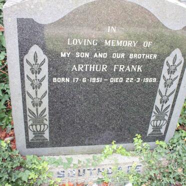 SOUTHGATE Arthur Frank 1951-1969