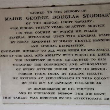 STODDART George Douglas -1839