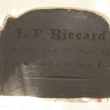 BICCARD L.F. 1816-1855