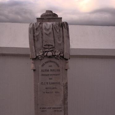 MALAN Alida -1904