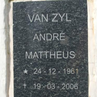 ZYL André Mattheus, van 1961-2006