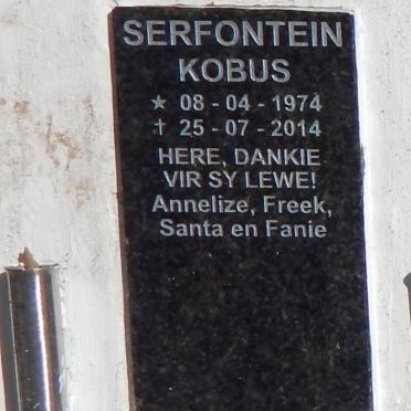 SERFONTEIN Kobus 1974-2014