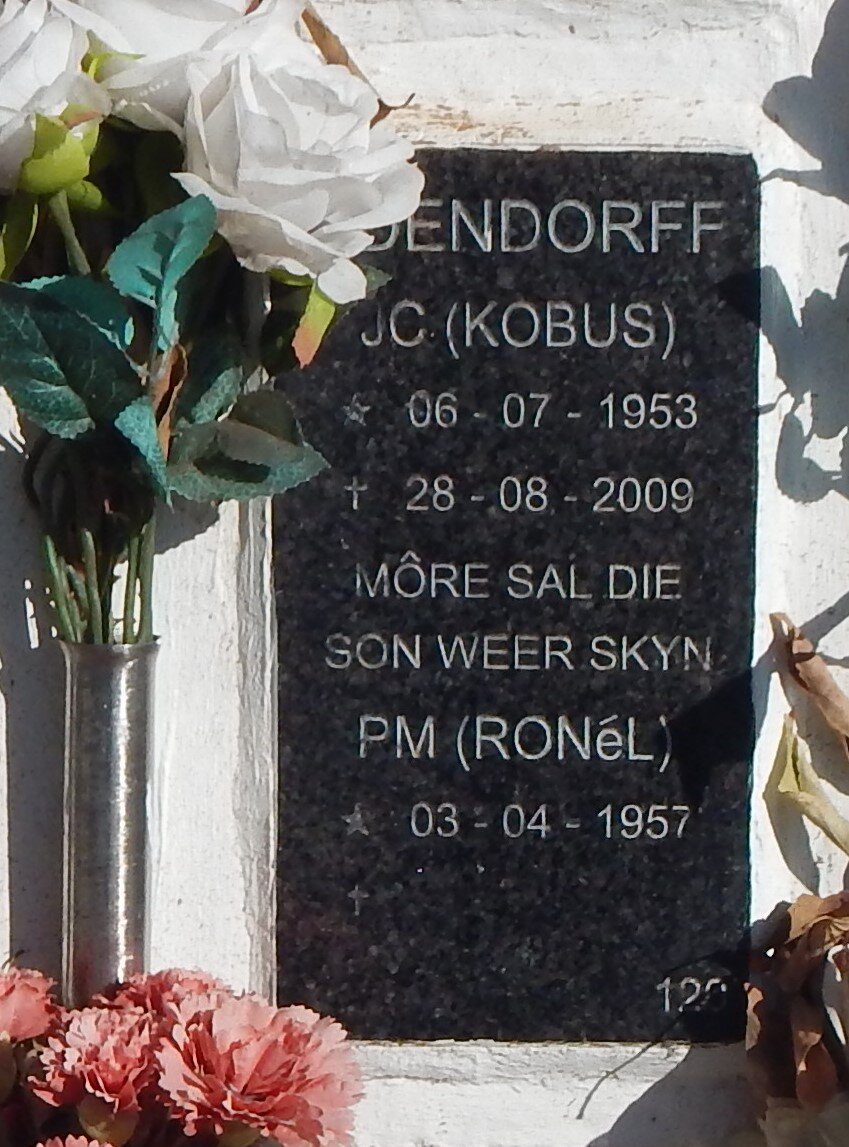 ?ENDORFF J.C. 1953-2009 &amp; P.M. 1957-