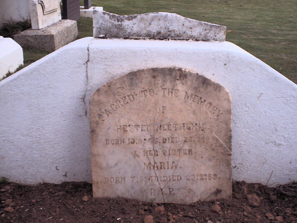 NEETHLING Hester 1846-1868 :: NEETHLING Maria 1848-1869