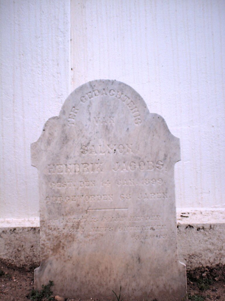 JACOBS Salmon Hendrik  -1899