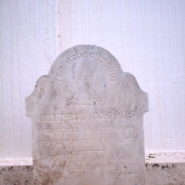 JACOBS Salmon Hendrik  -1899