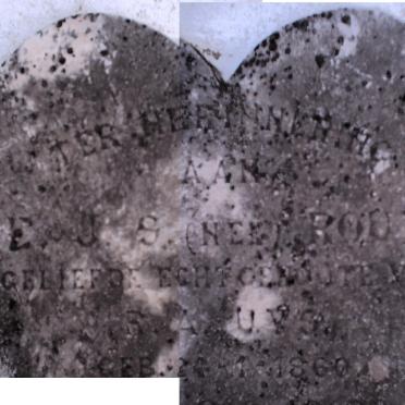 UYS E.J.S. nee ROUX 1860-1903