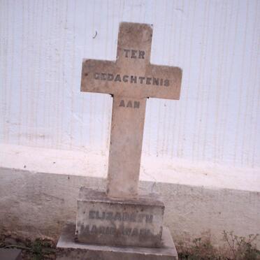 WAHL Elizabeth Marie 1889-1890