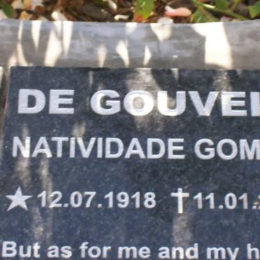 GOUVEIA Natividade Gomes, de 1918-2008