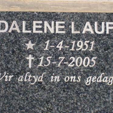 LAUFS Dalene 1951-2005