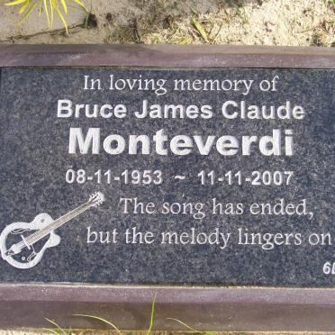 MONTEVERDI Bruce James Claude 1953-2007