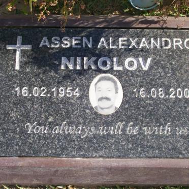 NIKOLOV Assen Alexandrov 1954-2006