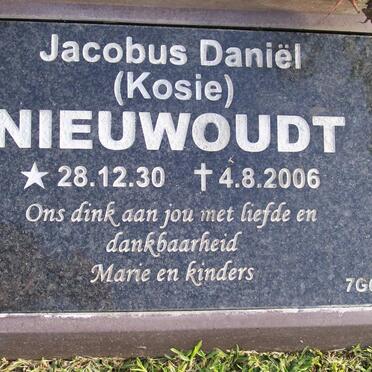 NIEUWOUDT Jacobus Daniel 1930-2006
