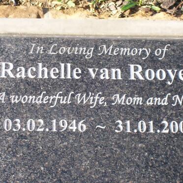 ROOYEN Rachelle, van 1946-2008