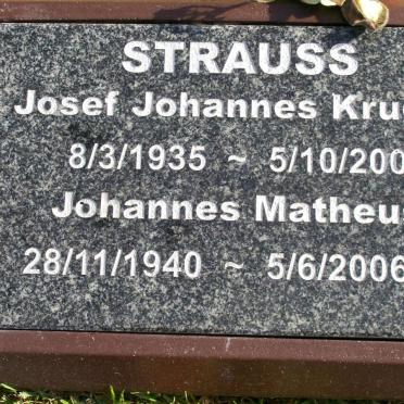 STRAUSS Josef Johannes Kruger 1935-2007