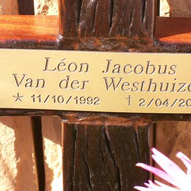 WESTHUIZEN Leon Jacobus, van der 1992-2008