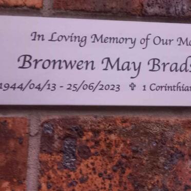 BRADSHAW Bronwen May 1944-2023