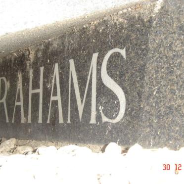ABRAHAMS Harold 1957-197?