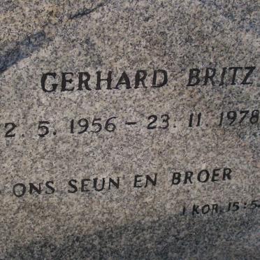 BRITZ Gerhard 1956-1978