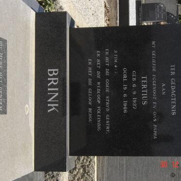 BRINK Tertius 1927-1966