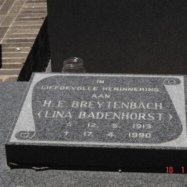 BREYTENBACH H.E. 1913-1990