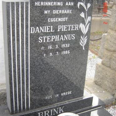 BRINK Daniel Petrus Stephanus 1932-1986