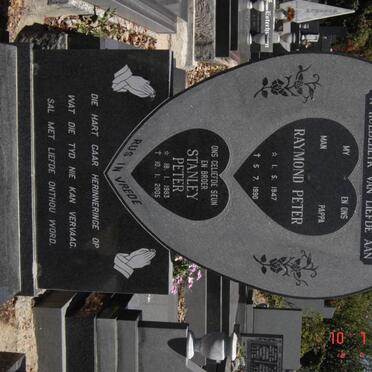 BLACK Raymond Peter 1947-1990 :: BLACK Stanley Peter 1983-2005