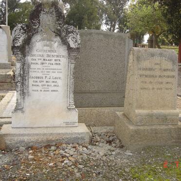 BESTBIER  Catherina Adriana 1879-1909 :: LOUW Jacobus P.J. 1912-1912