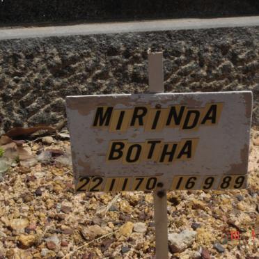BOTHA Mirinda 1970-1989