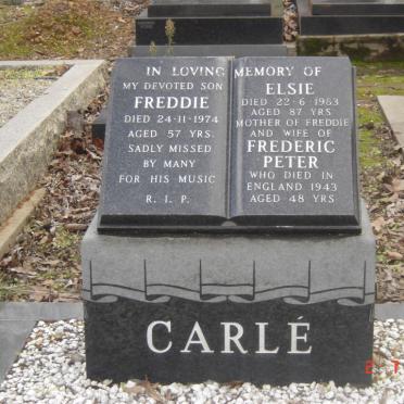 CARLE Freddie -1974 :: CARLE Elsie -1983