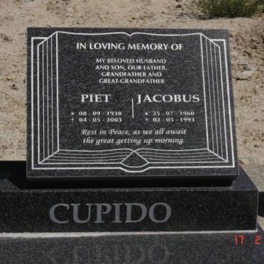 CUPIDO Piet 1938-2003 :: CUPIDO Jacobus 1960-1993