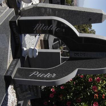 COETZEE Pieter 1924-2004 &amp; Mattie 1925-1985