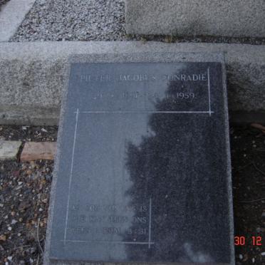 CONRADIE Pieter Jacobus 1891-1959