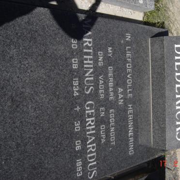 DIEDERICKS Marthinus Gerhardus 1934-1993