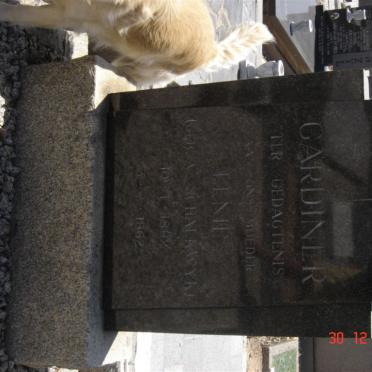 GARDINER Lenie nee VAN SCHALKWYK 1892-1962