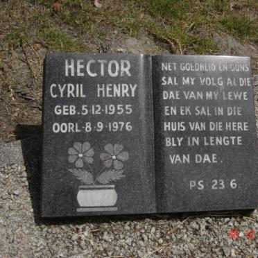HECTOR Cyril Henry 1955-1976