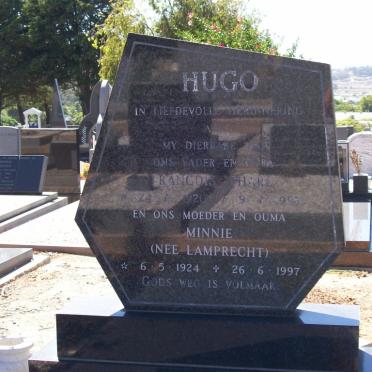HUGO Francois Charl 1920-1980 &amp; Minnie LAMPBRECHT 1924-1997