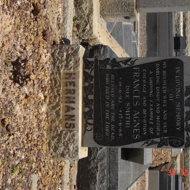 HERMANS Frances Agnes nee SMITH 1892-1964