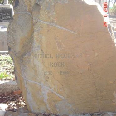 KOCH Michiel Nicolaas 1952-1988