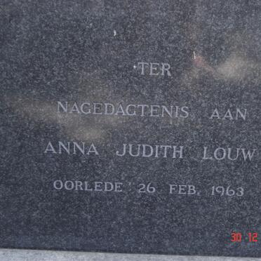 LOUW Anna Judith -1963