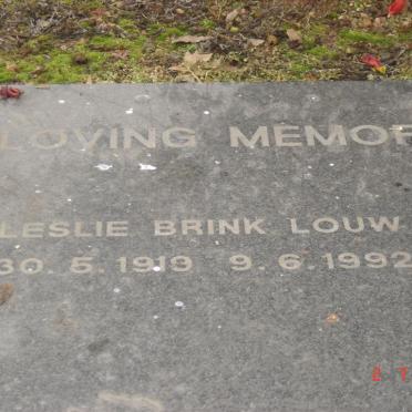 LOUW Leslie Brink 1919-1992