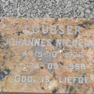LOUBSER Johannes Nicolaas 1927-1998