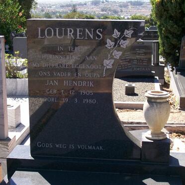 LOURENS Jan Hendrik 1905-1980
