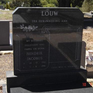LOUW Hendrik Jacobus 1921-1991