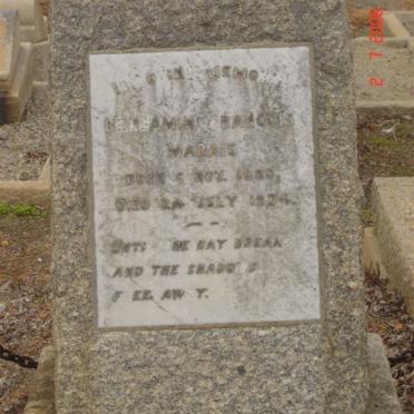 MARAIS Benjamin Francois 1890-1934