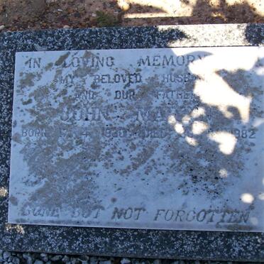 MARTIN John 1930-1982