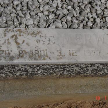 MERWE S.C., v.d. 1901-1977