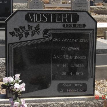 MOSTERT André 1959-1973