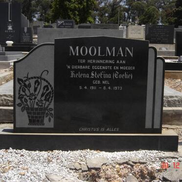 MOOLMAN Helena Stefina nee NEL 1911-1973