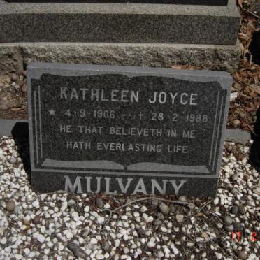MULVANY Kathleen Joyce 1906-1988